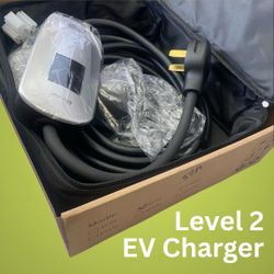Brand New, 32 Amp Charging Cable with Level 2 EV Charger