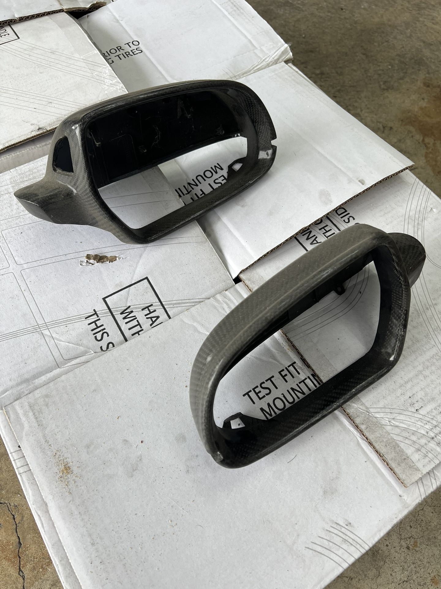 Audi S5 Carbon Fiber Mirrors