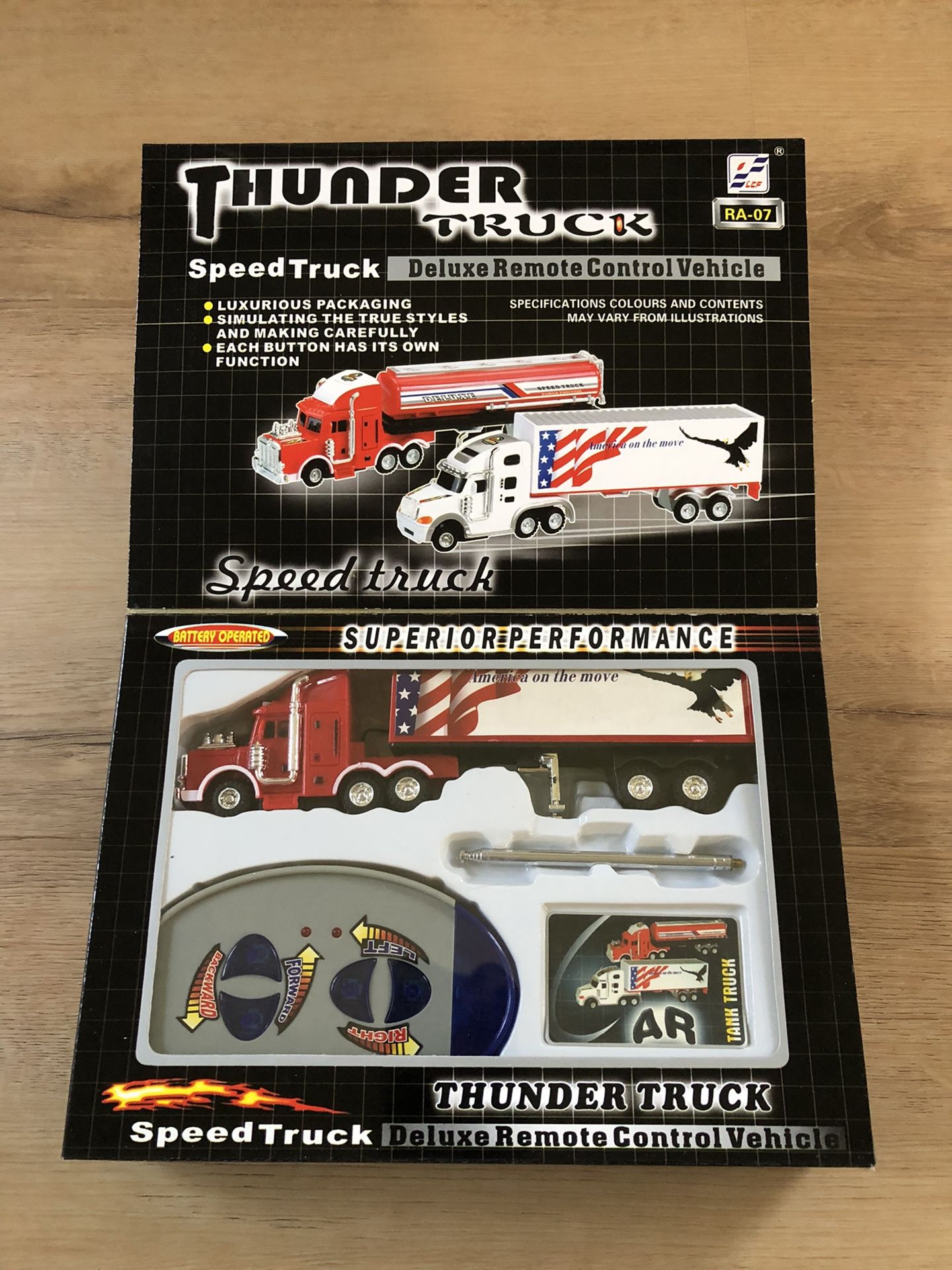 Thunder Truck Speed Truck Toy, Deluxe Remote Control Vehicle