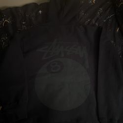 Stussy Black 8 Ball Hoodie