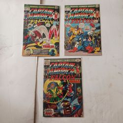 Captain America #169, #170, #172 (Marvel 1974) Lot of (3)