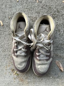 Nike Air Jordan 1 Mid SE Craft Boys Shoes Size 5.5Y