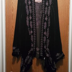 Johnny Was Embroidered Boho Jacket