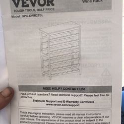 Vevor Wine Rack