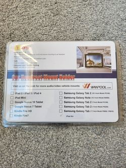 Ipad Air Headrest Mount Holder - New