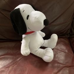 Kohl's Cares Peanuts Snoopy Dog Plush Stuffed Animal Toy White&black 13”