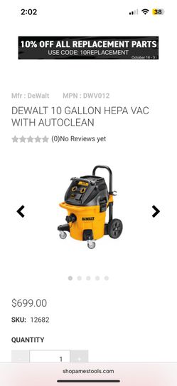 industrial vacuum cleaner DeWord