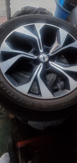 19" OEM FORD MACH E FACTORY WHEELS AND TIRES WITH SENSORS