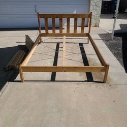 Queen Size Wooden Bed Frame