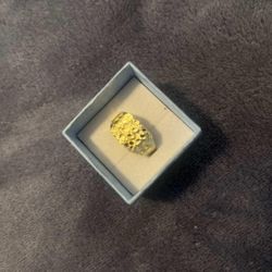 10k Gold Nugget Ring 