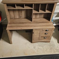 Desk with Hutch And Drawers