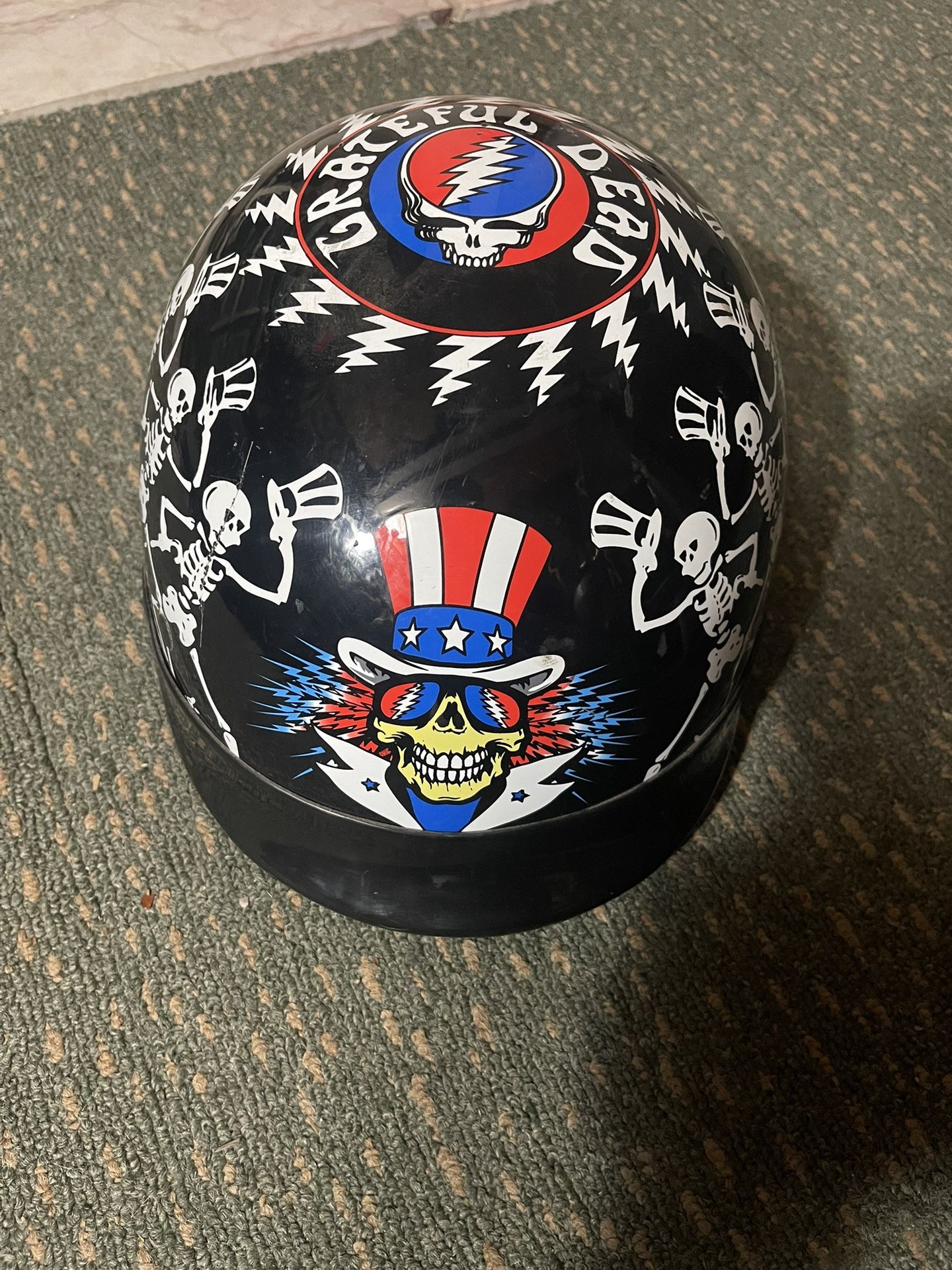 Grateful Dead Biker Helmet