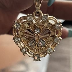 14k Gold filled Pendant With Butterfly 🦋 
