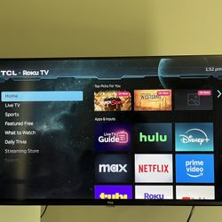 TCL 32" Class S3 (32S357) Full HD 1080p LED Smart TV with Roku TV