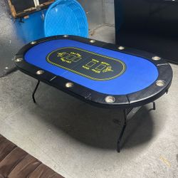 Barrington Poker Multiple Styles Folding Poker Table 