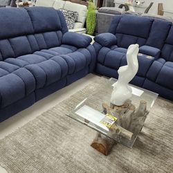 Couch Set Blue