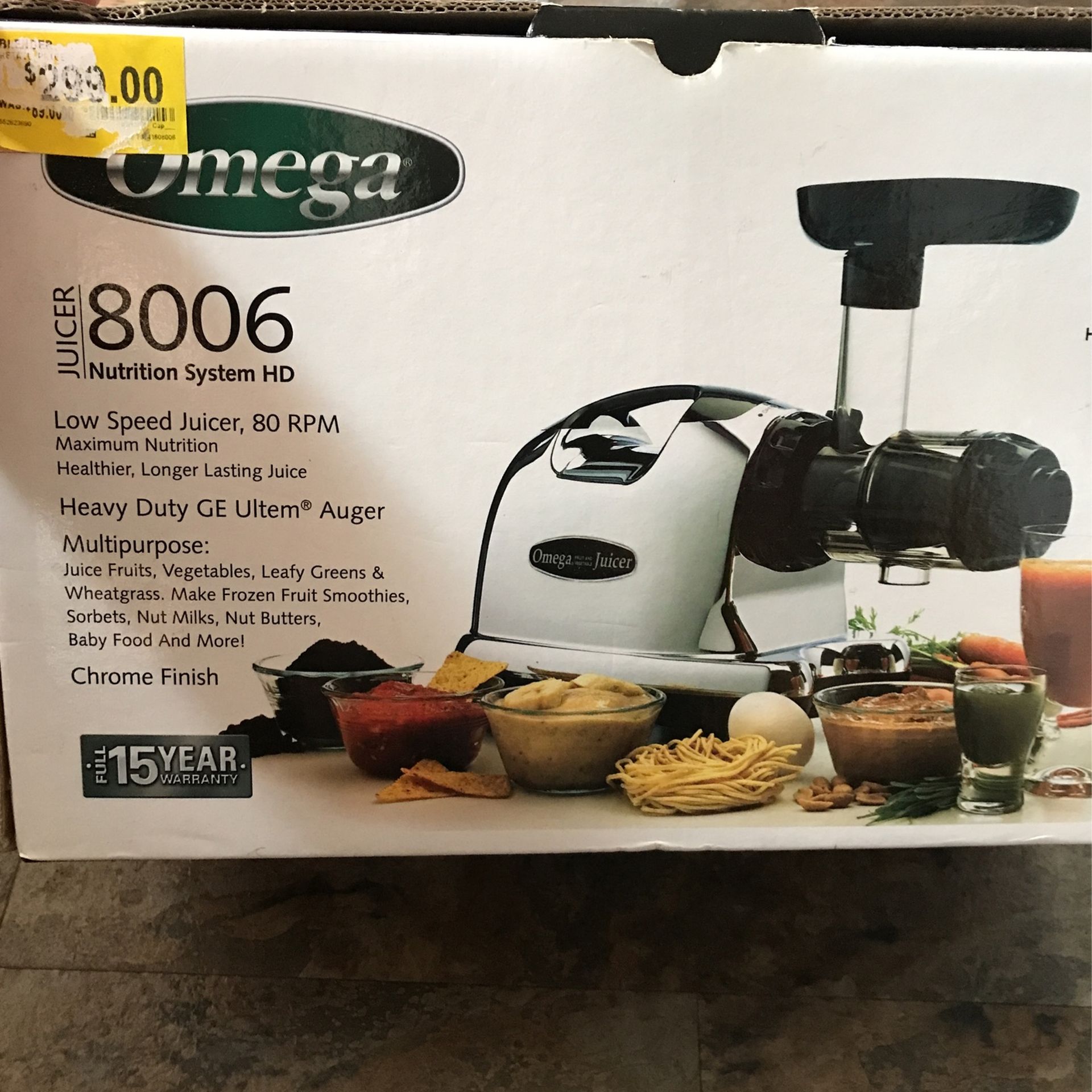 Omega 8006 Juicer