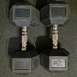 Titan 50Lb Dumbbells 