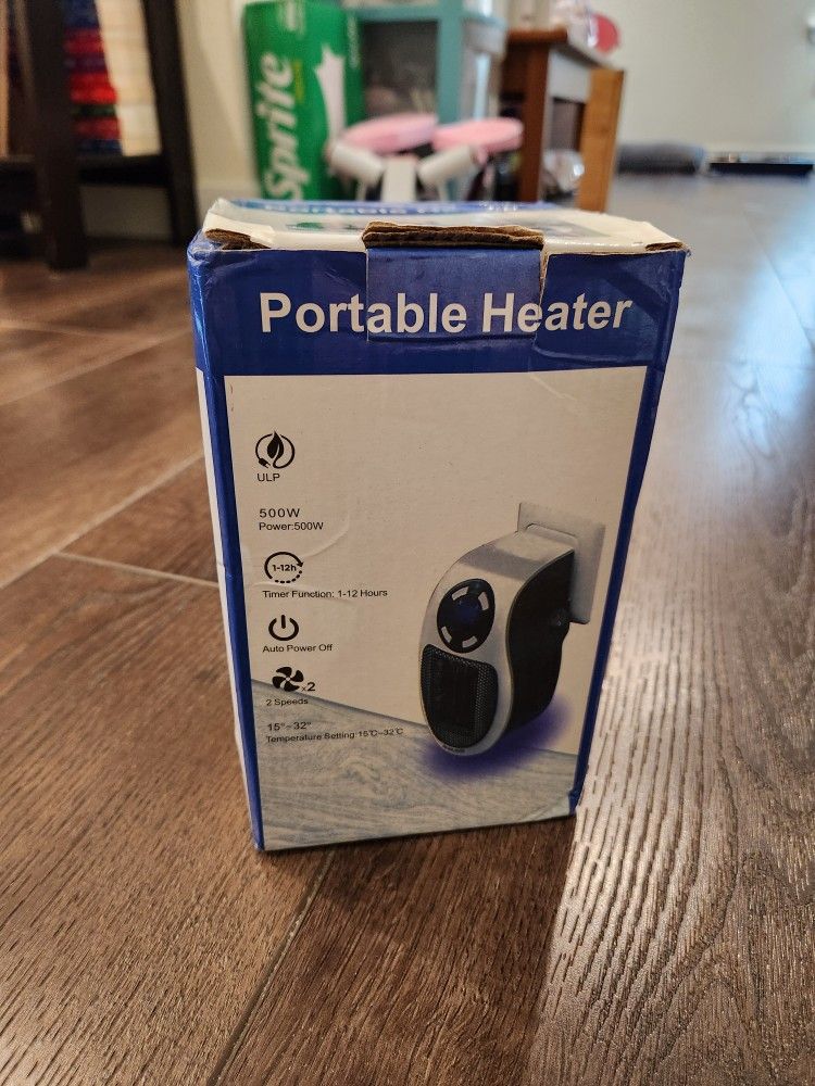 New Portable 500 Watt ULP Personal Heater