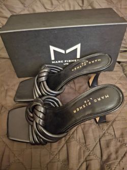 Marc Fisher LTD Dru Heeled Mules Size 7.5