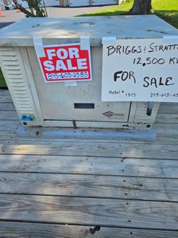 BRIGGS AND  STRATTON  GENERATOR