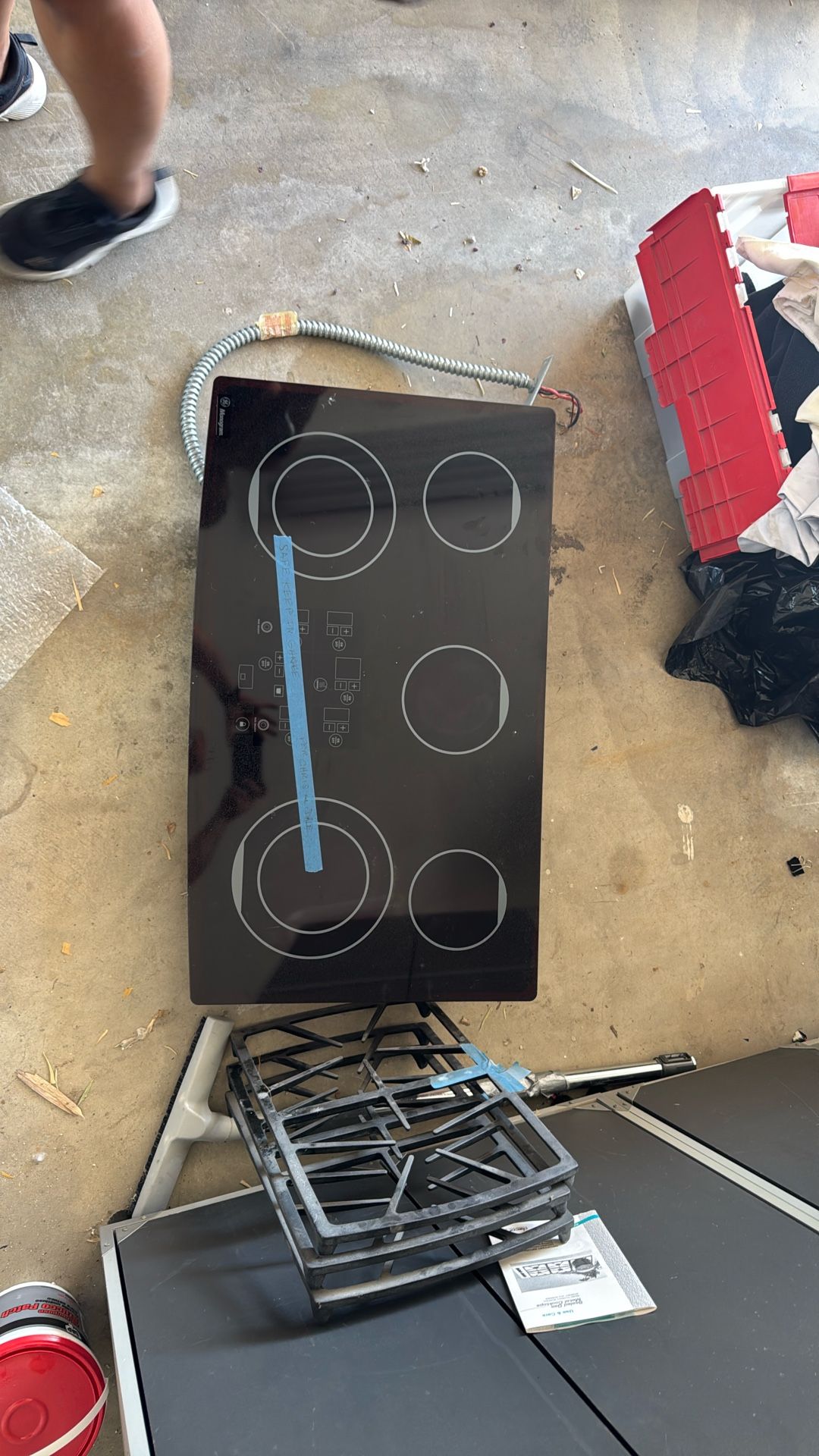 GE monogram cooktop