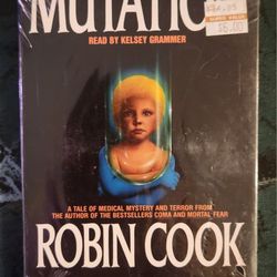 MUTATION Robin Cook Read By Kelsey Grammer 1989 Audio Cassettes Book On Tape NOS