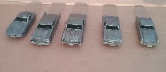Pewter collectable cars