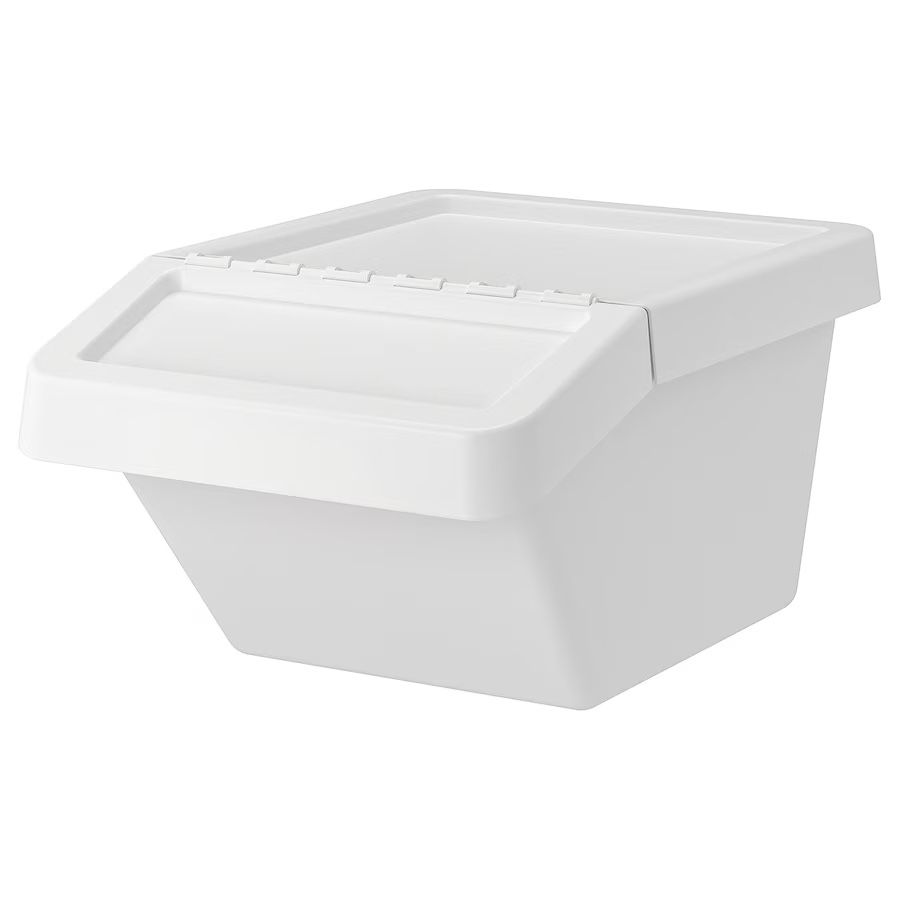 IKEA Storage Bin White 10gallons