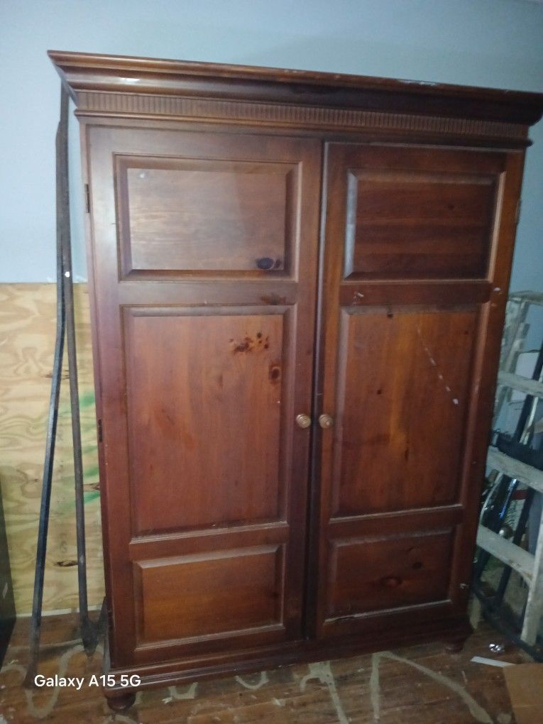 Armoire/ Foldout Desk