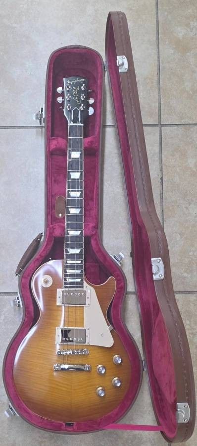 Epiphone 1960 Les Paul Standard Reissue Electric Guitar - Iced Tea Burst