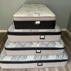 King Bamboo Plush Europillow Top 12inch Mattress!