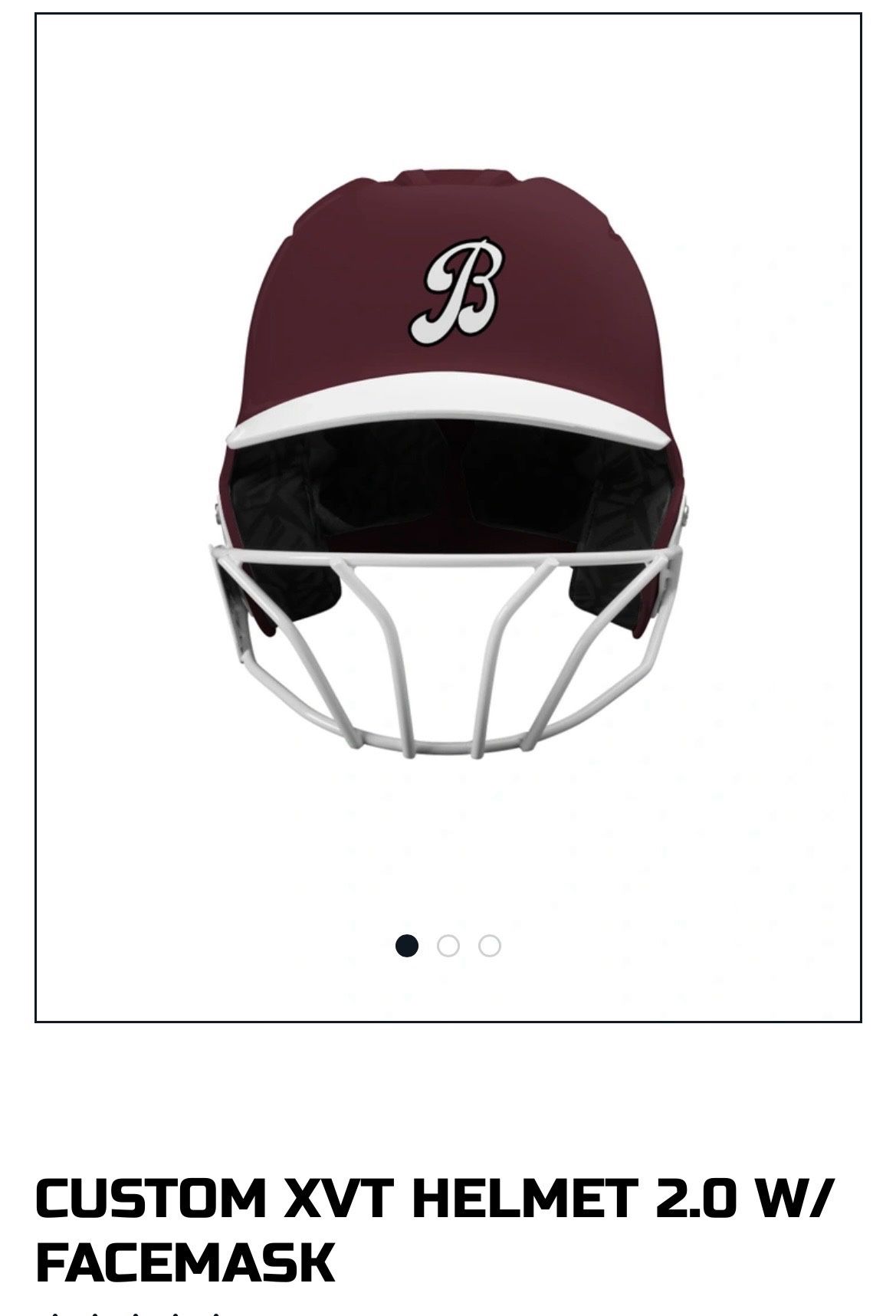 XVT 2.0 Maroon Helmet