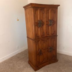 Clothing armoire and dresser