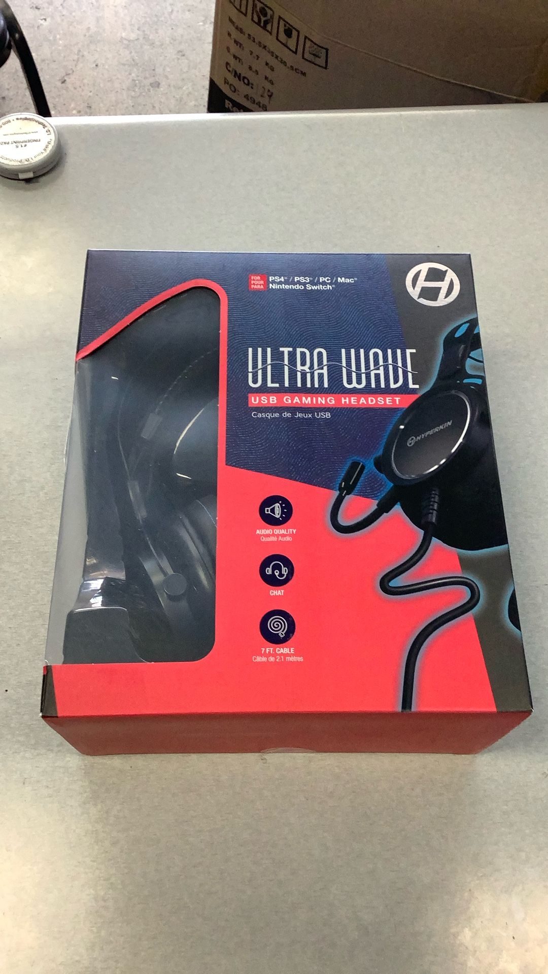 HYPERKIN: Ultra Wave USB Gaming Headset For PS3, PS4, PC, Mac And Nintendo Switch