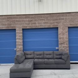 Ashley’s Grey Sectional Couch With Chaise 