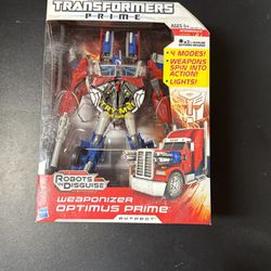 Hasbro Transformers Prime Weaponizer Optimus Prime Action Figure NEW SEALED