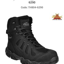 Men's Thorogood 6" Composite Toe Waterproof Side-Zipper Work Boot (contact info removed) 