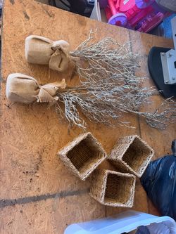 Rustic Decor Bundle with Baskets and Branches $10 for all