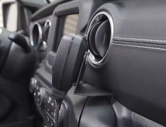 CB Mic Holder Mount Hand Held Microphone Radio Walkie Talkie Bracket Stand for Jeep Wrangler JL JT 2018-2024