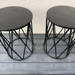 Black Side Tables 
