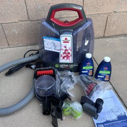 BISSELL Little Green Proheat Portable Deep Cleaner/Spot Cleaner and Car/Auto Detailer with self-Cleaning HydroRinse Tool for Carpet and Upholstery, Re