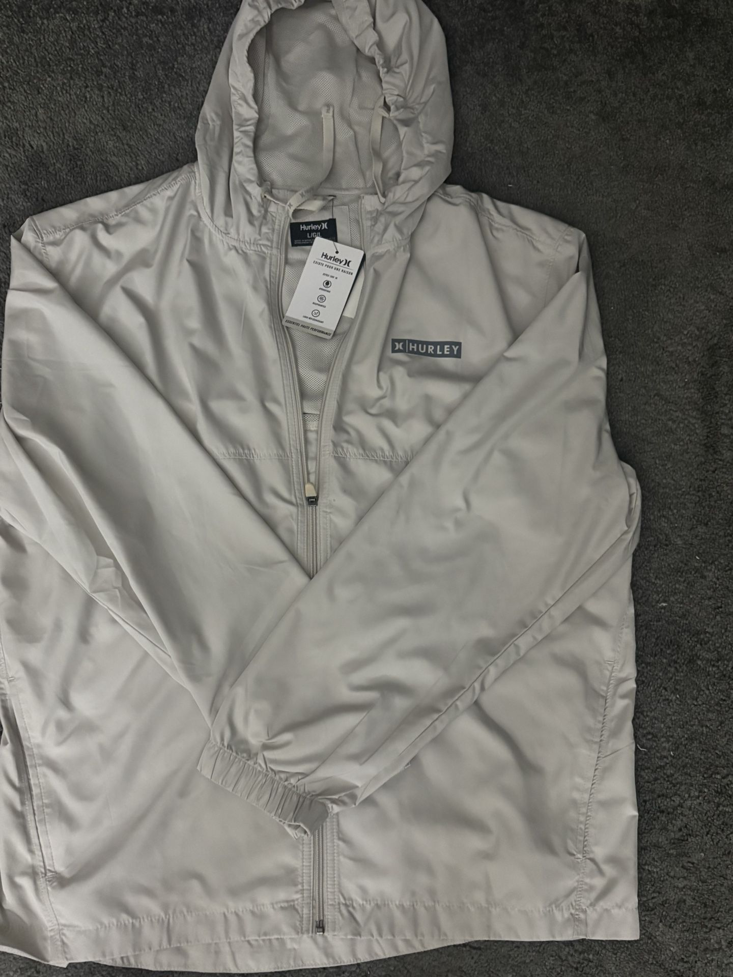Hurley Full Zip Windbreaker (new)