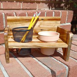 Small Planter Church Pew Planter Bench 