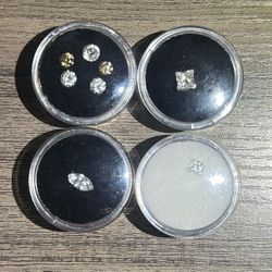 Loose Natural Diamond Lot Approx 4 Ct Total Weight Ranging From 0.26 to ~1 Ct 