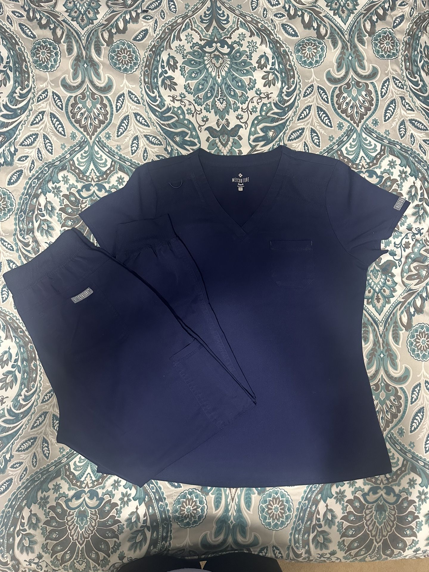 Navy Med Couture Scrub Set