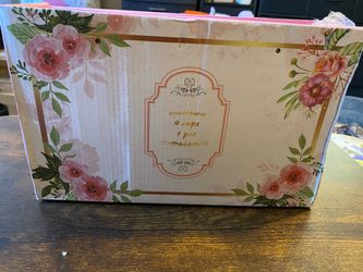 Floral Tea Set Box – 4 Cups 1 Pot