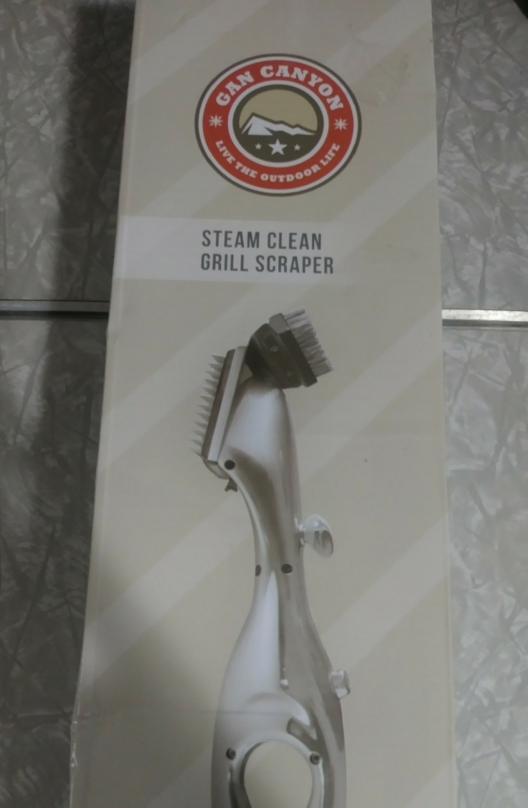 Gan Canyon Steam Clean Grill Scraper BBQ Cooking Tool