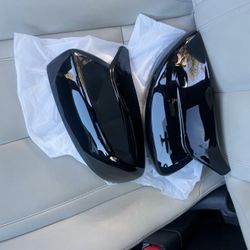 For Infiniti G Line G37 Q40 Q60 G25 V36 2009-2015 Glossy Black Mirror Cover M Style Replacement 