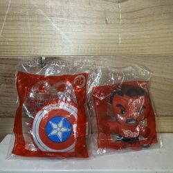 McDonalds Captain America Brave New World toys Hulk & Captain America Shield